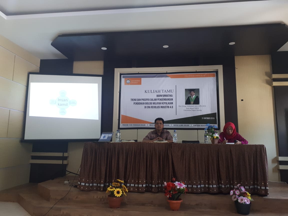 KULIAH TAMU BIOINFORMATIKA