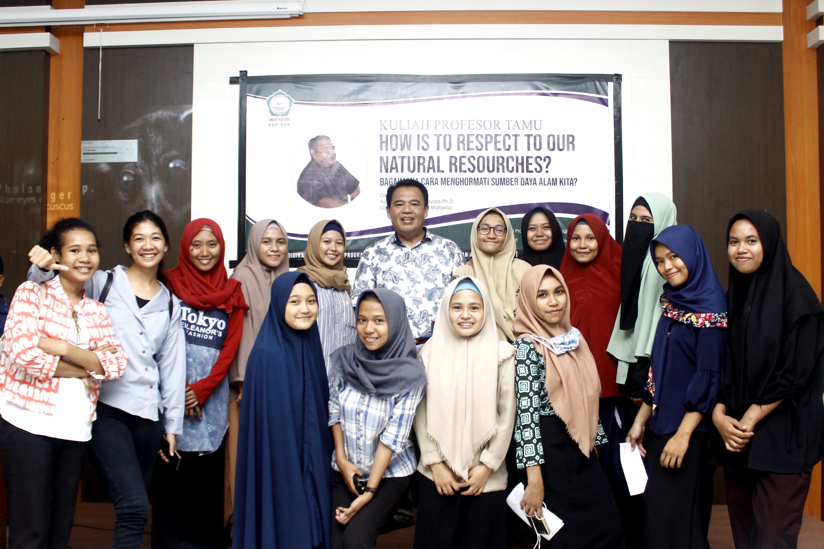 KULIAH PROFESOR TAMU: How Is To Respect To Our Natural Resourches?