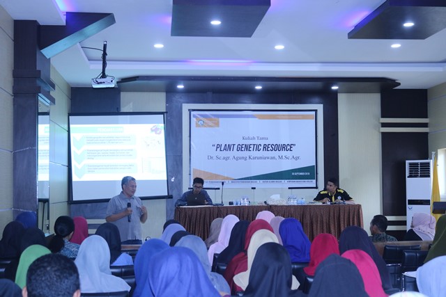 Kuliah Tamu Plant Genetic Resources di Prodi Pendidikan Biologi Universitas Khairun
