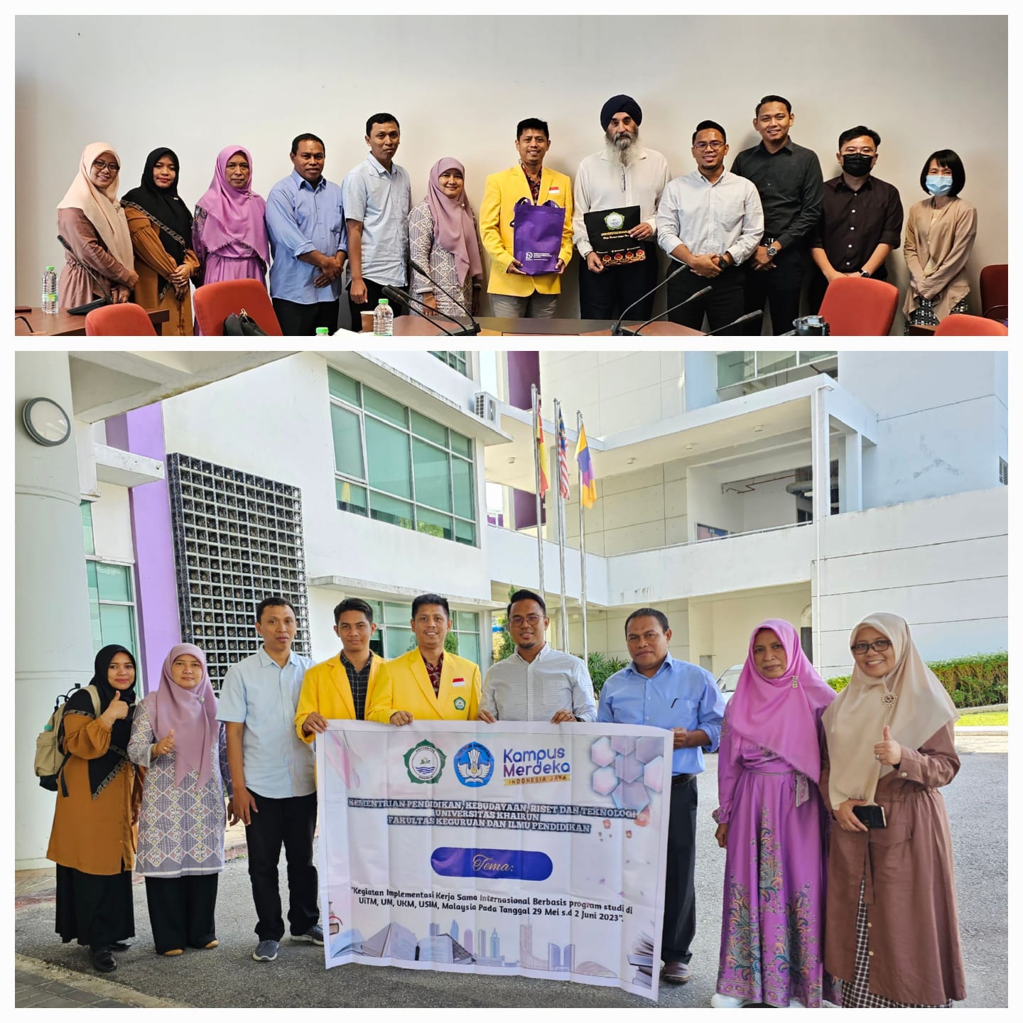 Kerjasama Program Studi Pendidikan Biologi FKIP Unkhair dengan Universitas Teknologi MARA (UiTM)