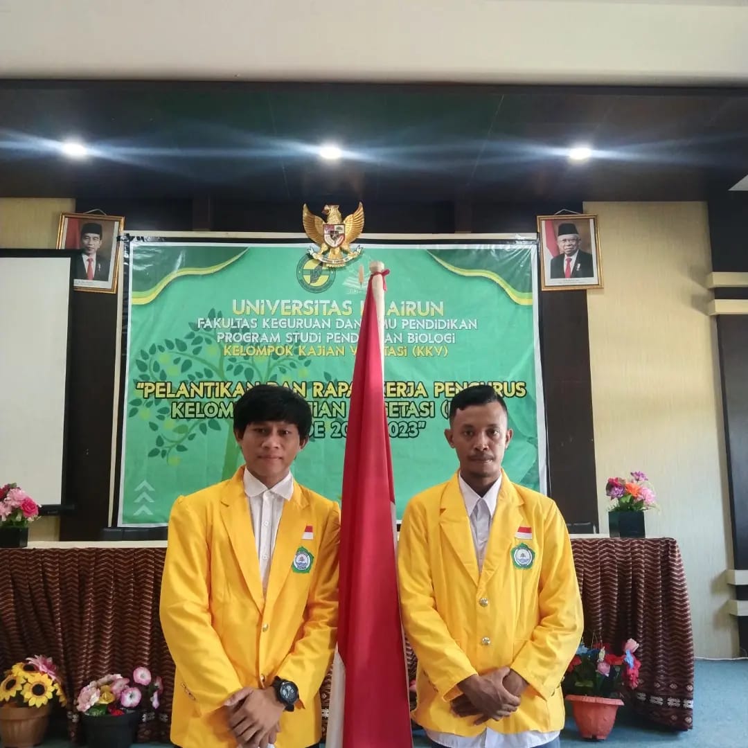 Pelantikan dan Rapat Kerja Pengurus Kelompok Kajian Vegetasi (KKV) Biologi Unkhair