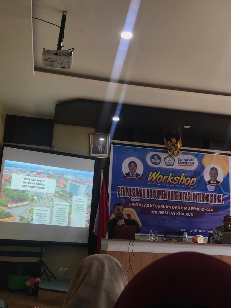 Keikutsertaan Dosen Prodi Pendidikan Biologi dalam Kegiatan "Workshop Penyusunan Dokumen Akreditasi Internasional"