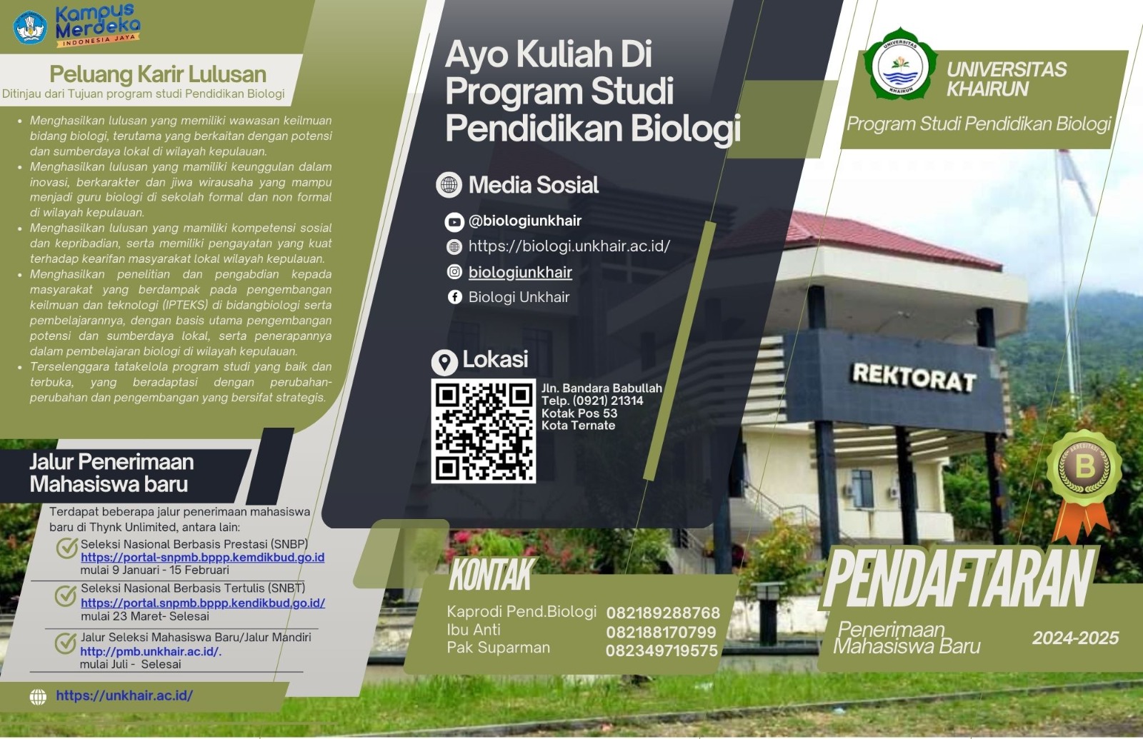 Ayo Kuliah di Program Studi Pendidikan Biologi