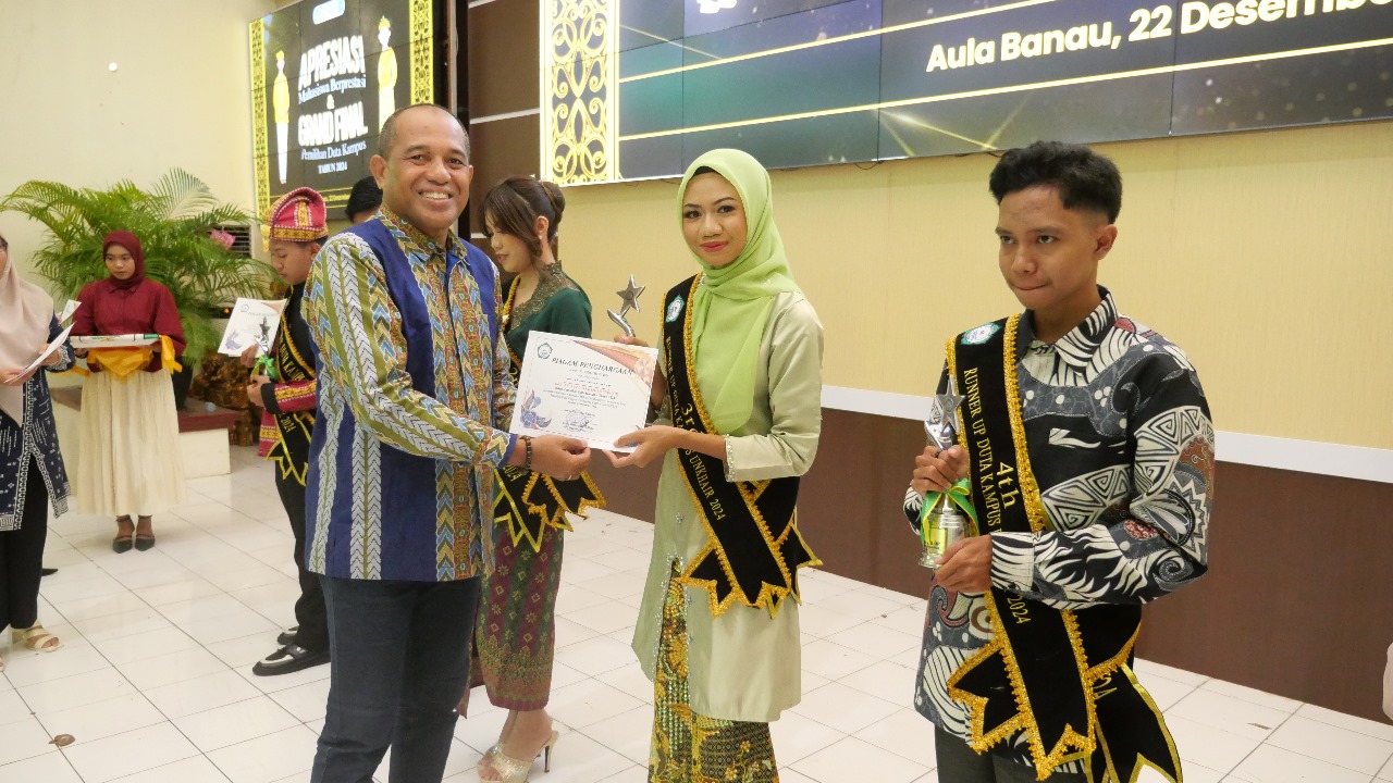 Mahasiswa Prodi Biologi Meraih Harapan 1 Dalam Pemilihan Duta Kampus Unkhair 2023